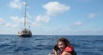 Lola Reboud : artiste en résidence sur tara