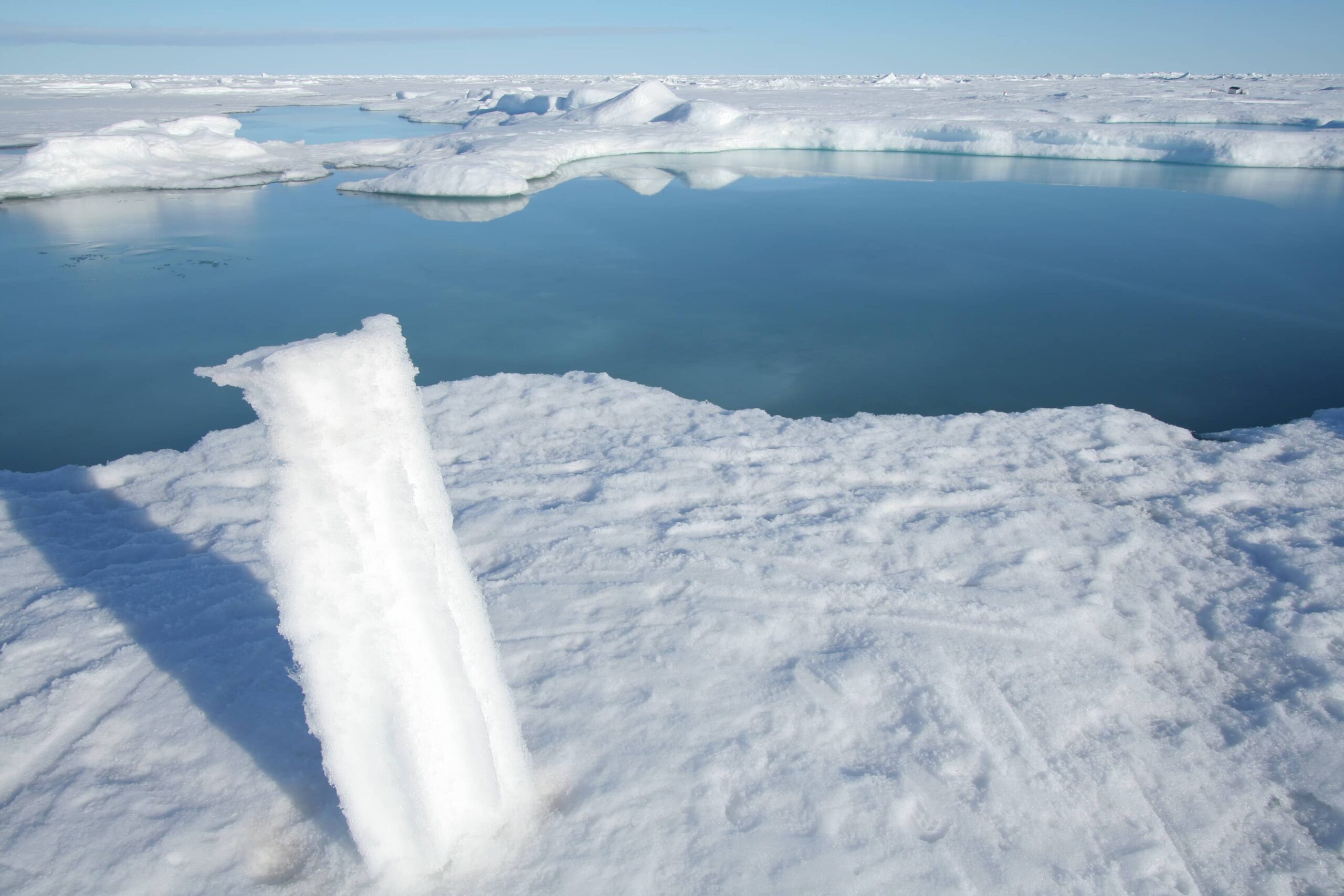 Fonte de la banquise Arctique