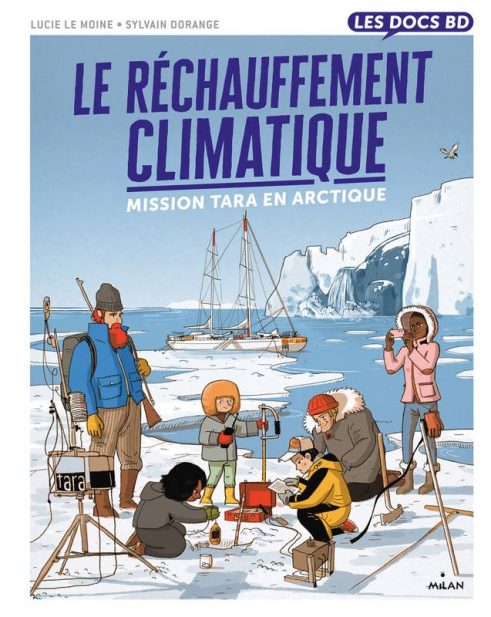 Couverture du livre jeunesse : le réchauffement climatique mission tara en arctique