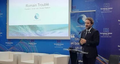 Romain Troublé, Directeur général de la Fondation Tara Océan et Président de la Plateforme Océan et Climat (POC)
