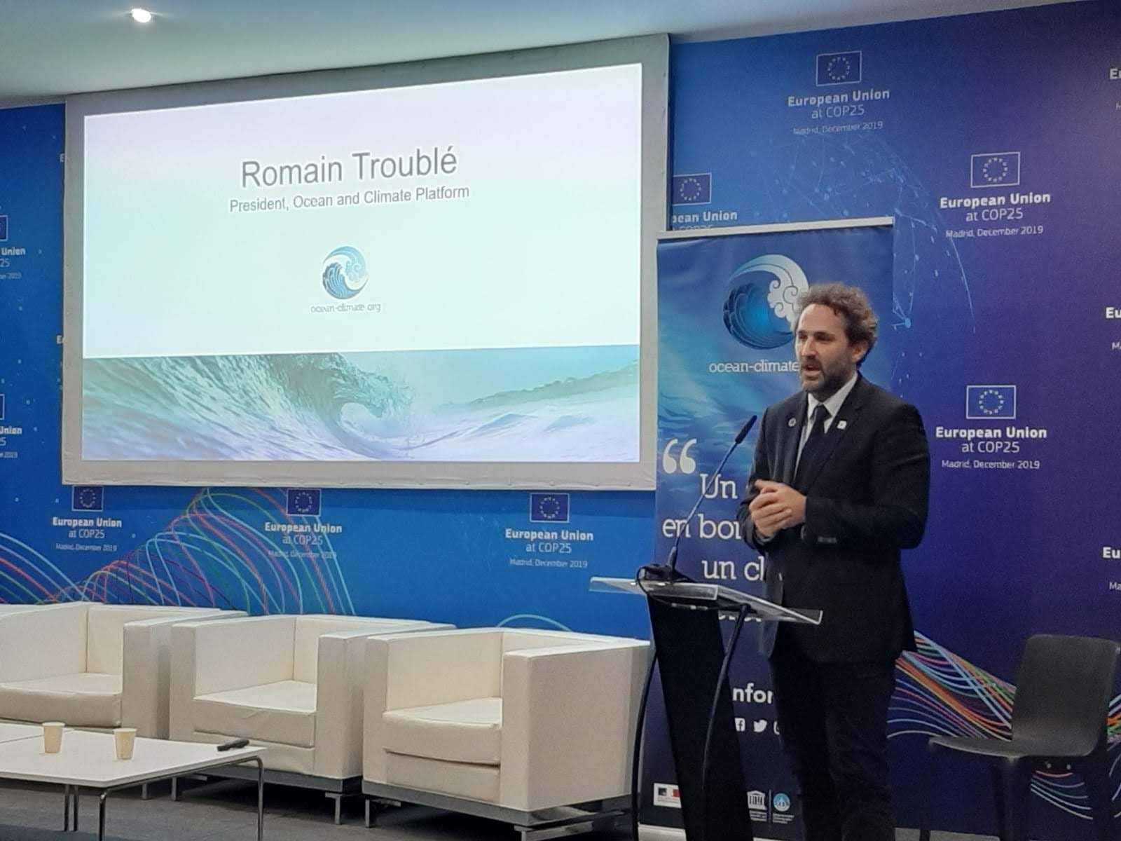 Romain Troublé, General Director of the Tara Ocean Foundation and President of Ocean and Climate platform (POC)