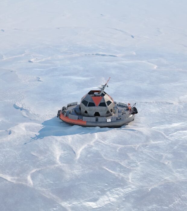 Tara Polar Station sur la banquise