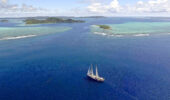 Tara arrive à Wallis et Futuna durant l’expédition Tara Pacific