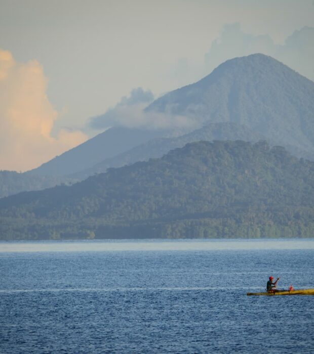 Early morning fisherman