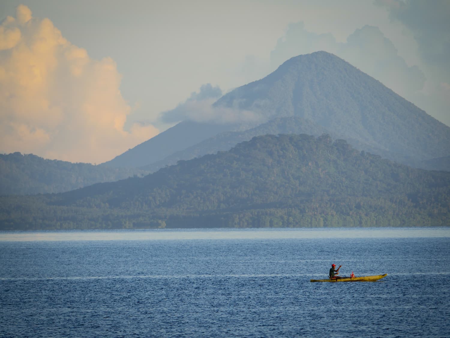 Early morning fisherman