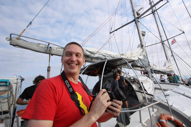 Mattias Ormestad : artiste en résidence sur tara