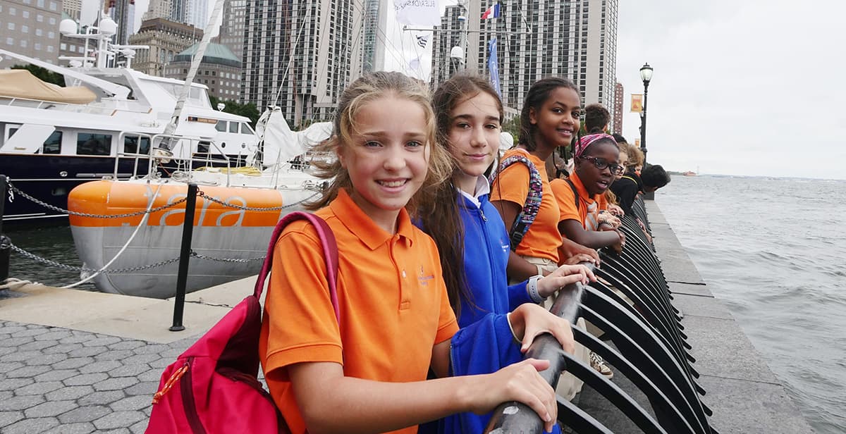 Visites des scolaires sur la goélette Tara