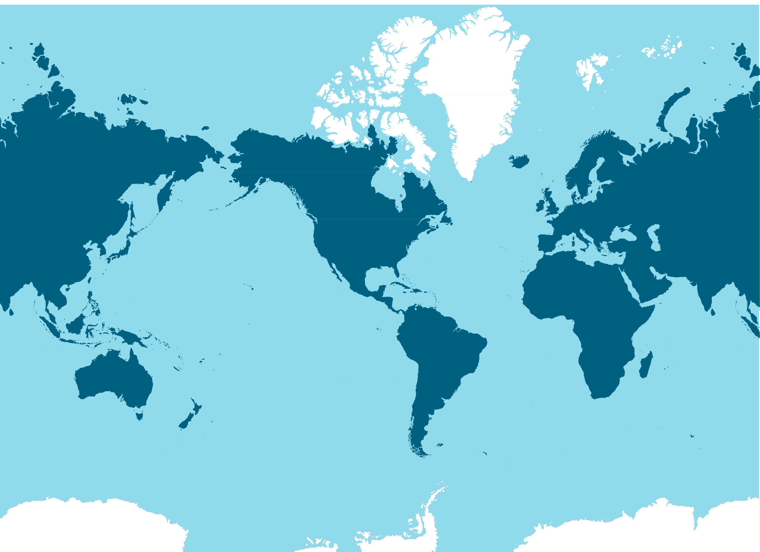 Carte vierge de la mission Tara Pacific