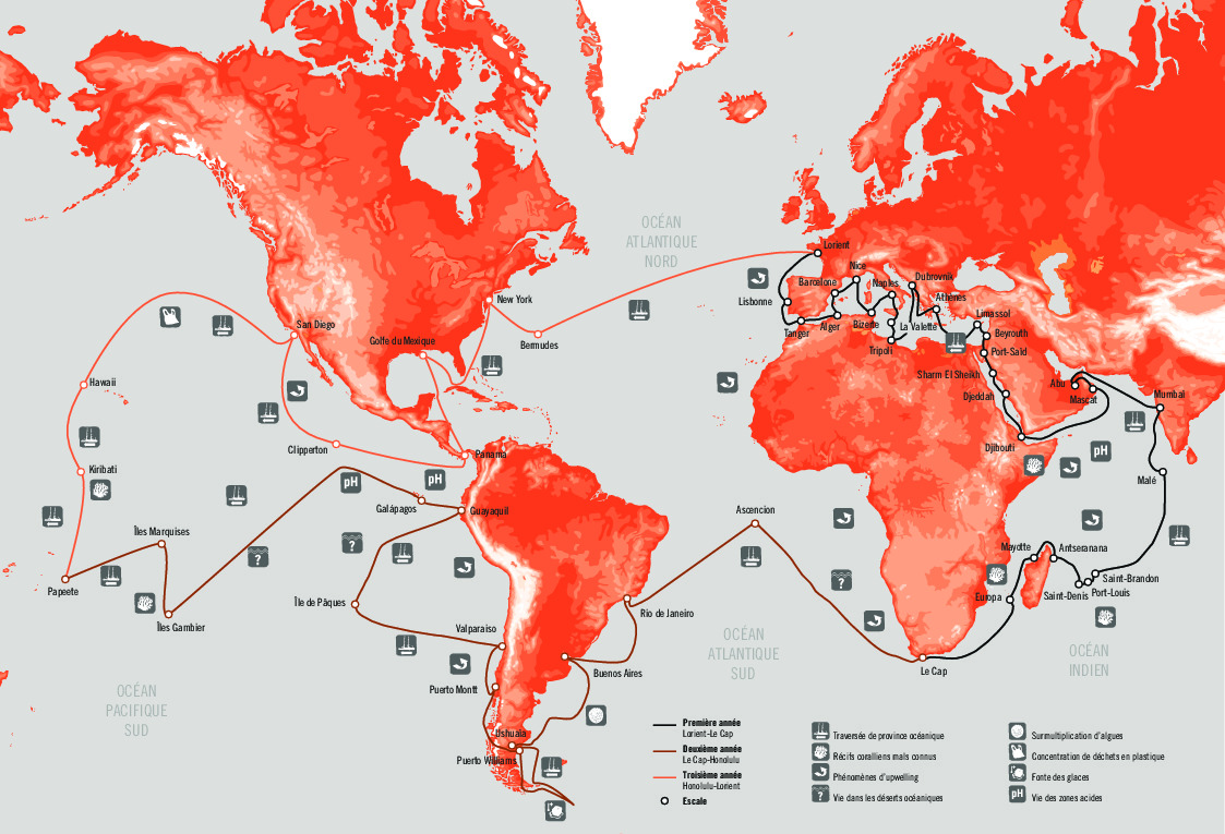 Mission Map of Tara Oceans