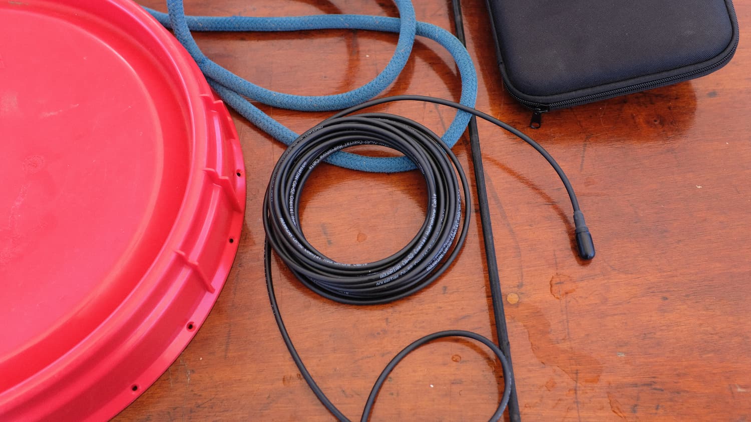 Hydrophone d'Antoine Bertin, artiste en résidence sur Tara