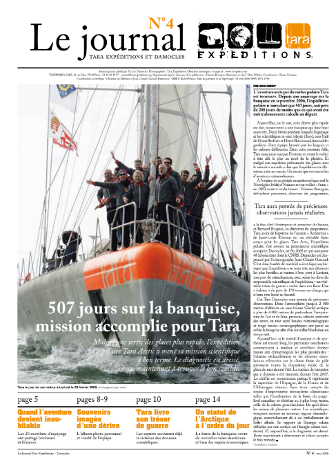 Couverture Tara Journal n°4