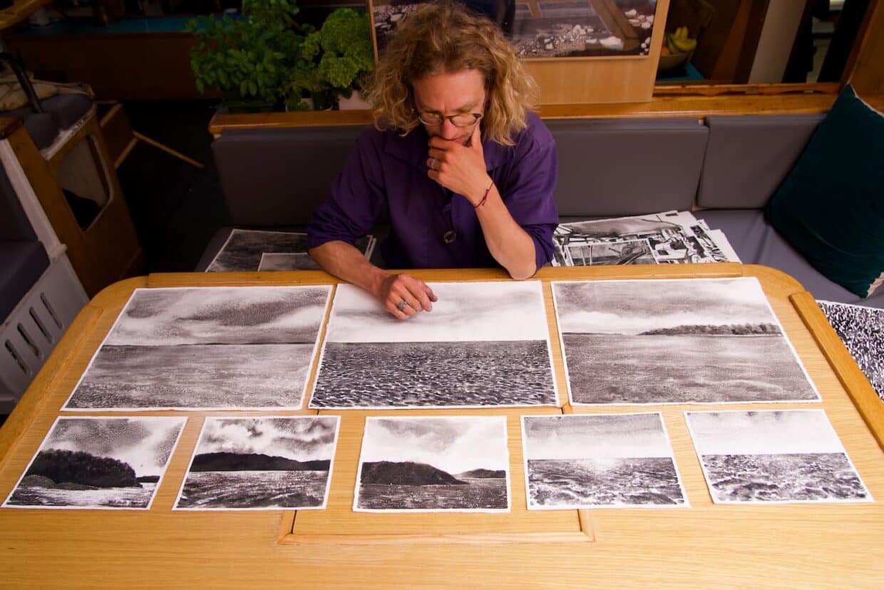 Yann Bagot en résidence sur Tara