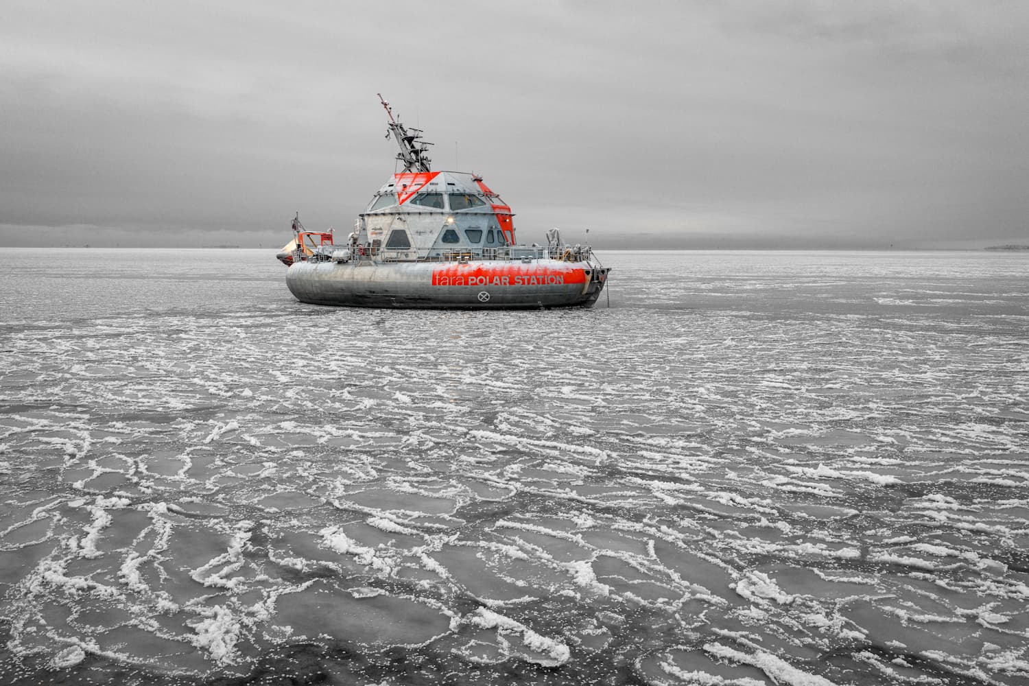 Tara Polar Station sur la glace